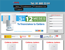 Tablet Screenshot of instalaciondecalderaspyp.es
